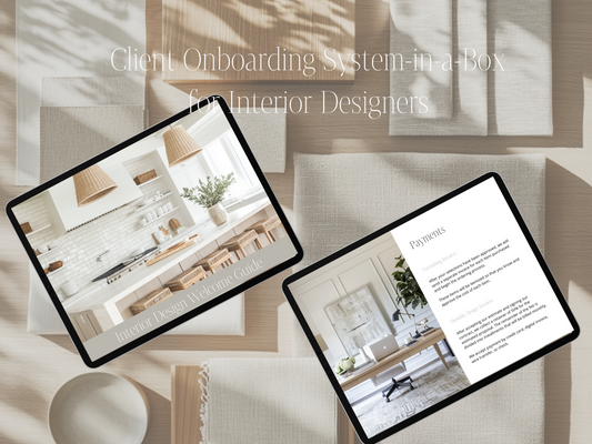 Client Onboarding System-in-a-Box for Interior Designers