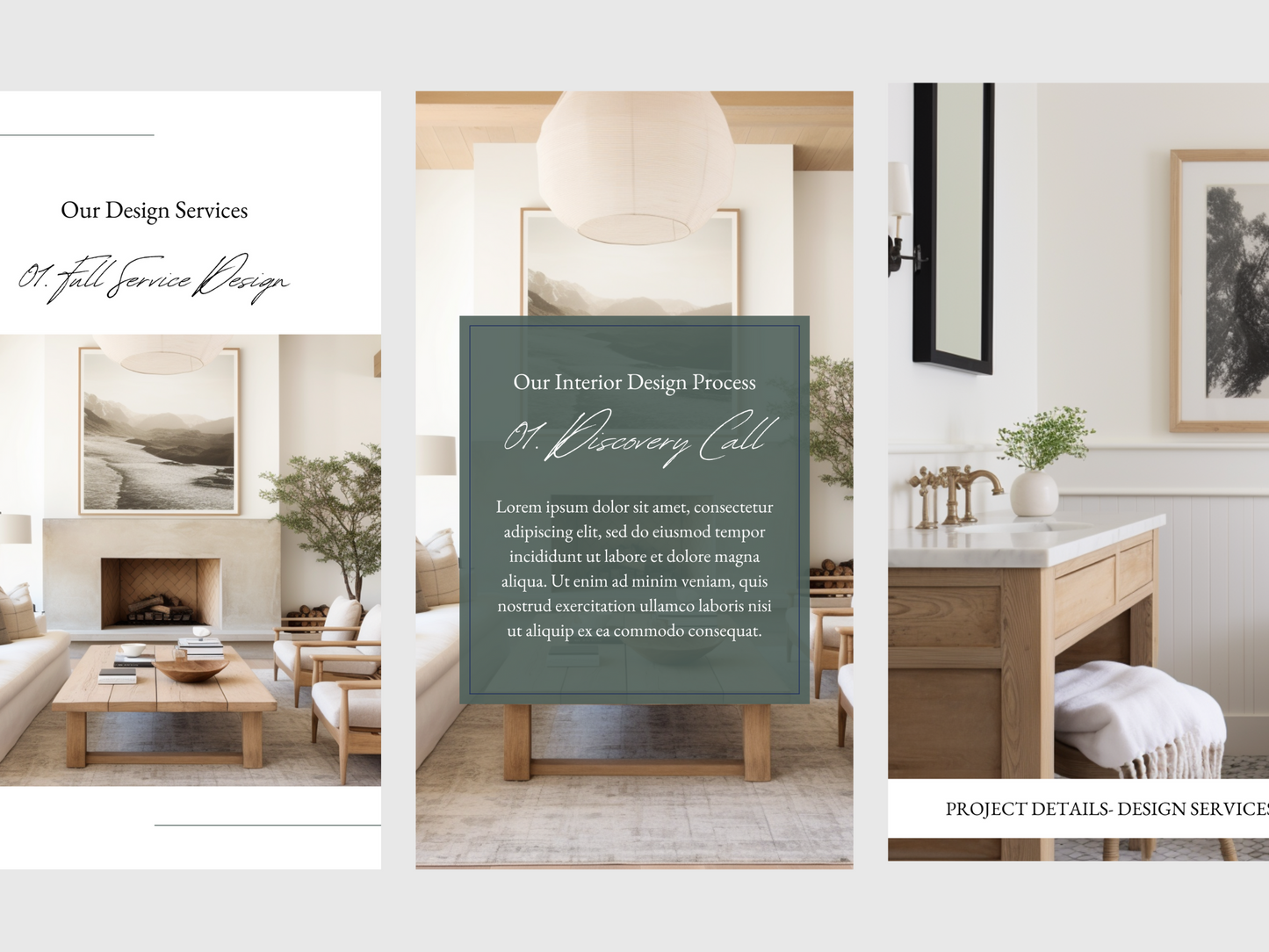 Cove Instagram Templates for Interior Designers