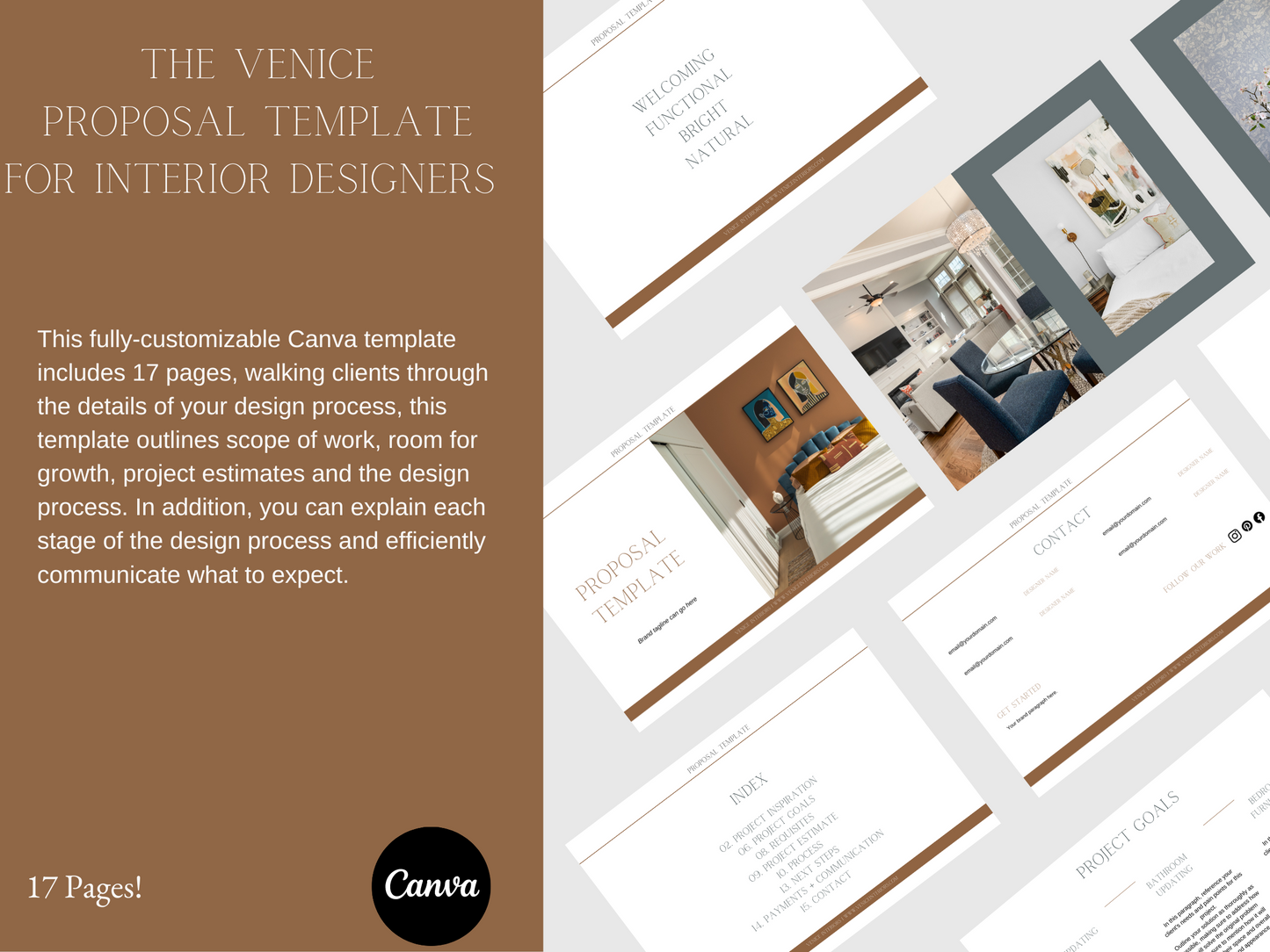 VENICE PROPOSAL TEMPLATE FOR INTERIOR DESIGNERS