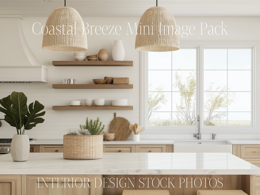 Coastal Stock Photo Pack for Interior Designers - Mini