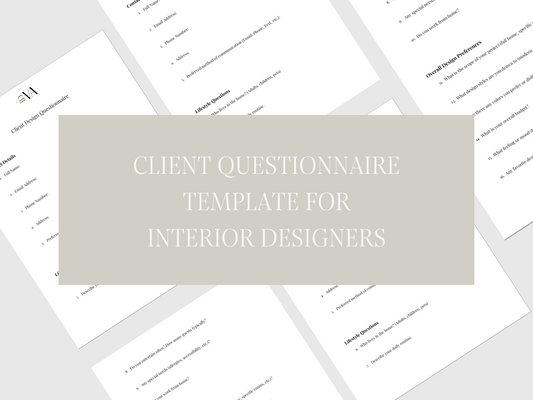 Client Questionnaire Template