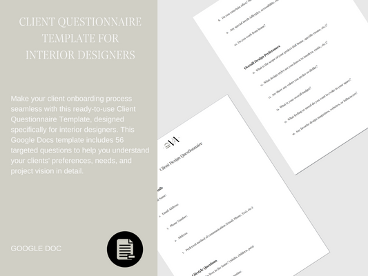 Client Questionnaire Template