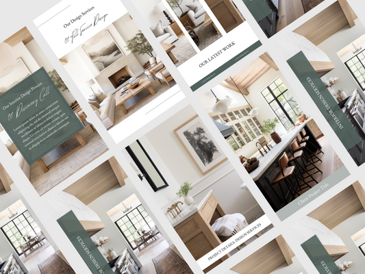 Cove Instagram Story Templates for Interior Designers