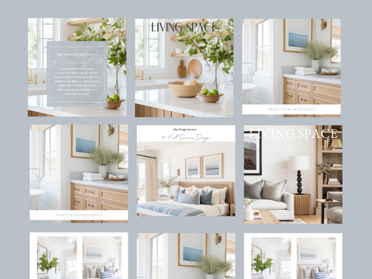 Olivia Instagram Templates for Interior Designers