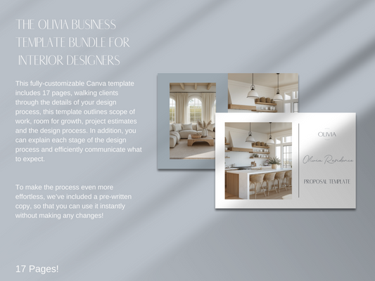 OLIVIA PROPOSAL TEMPLATE FOR INTERIOR DESIGNERS