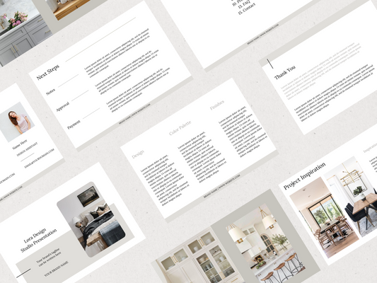LORA PRESENTATION TEMPLATE FOR INTERIOR DESIGNERS
