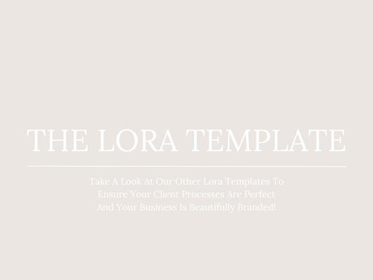 LORA INVESTMENT GUIDE FOR INTERIOR DESIGNERS