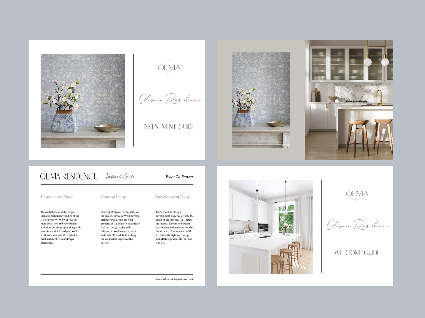 THE OLIVIA BUSINESS TEMPLATE   BUNDLE FOR INTERIOR DESIGNERS