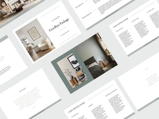 COVE GOODBYE TEMPLATE FOR INTERIOR DESIGNERS