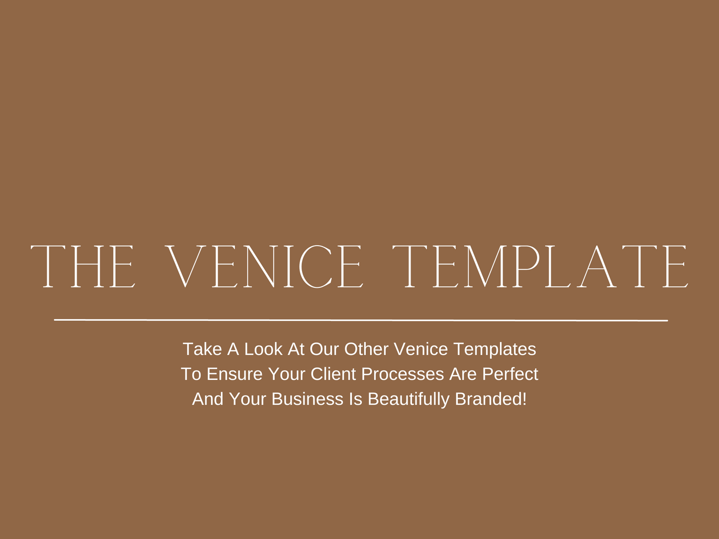 VENICE PRESENTATION TEMPLATE FOR INTERIOR DESIGNERS