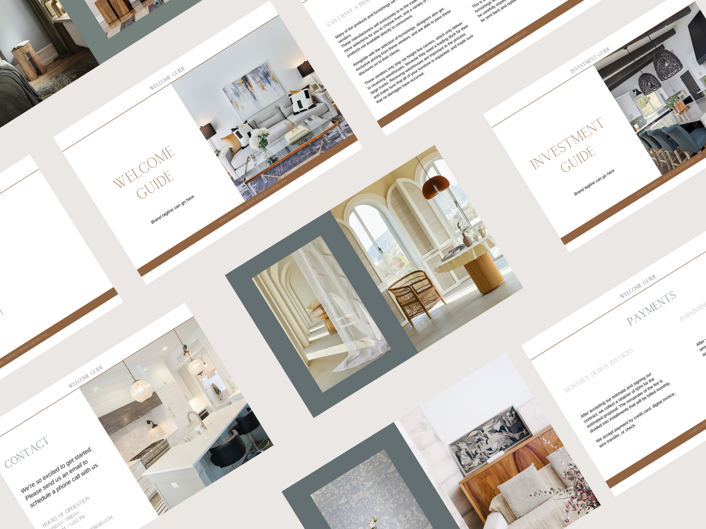 VENICE BUSINESS TEMPLATE BUNDLE FOR INTERIOR DESIGNERS