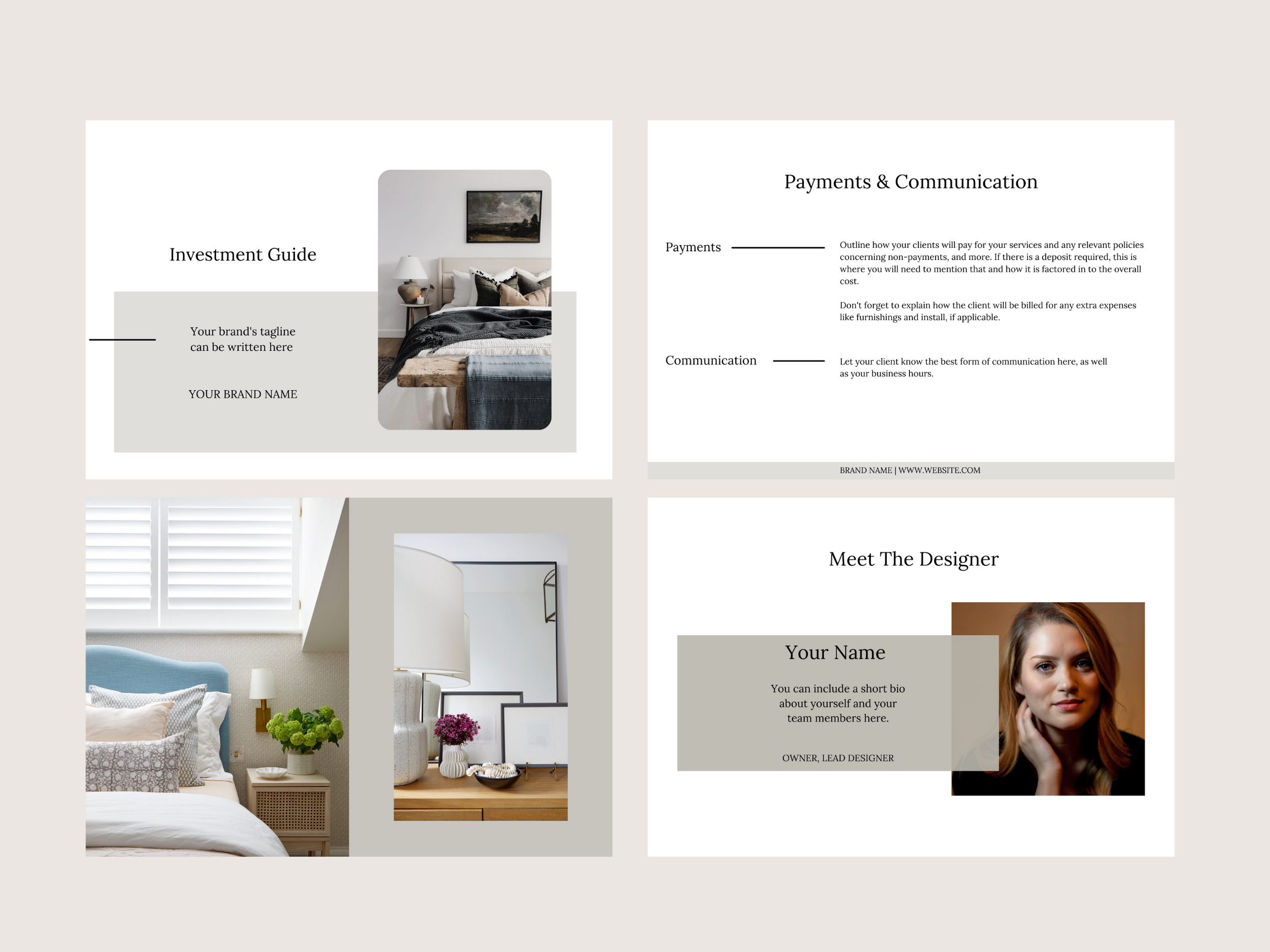 LORA INVESTMENT GUIDE FOR INTERIOR DESIGNERS