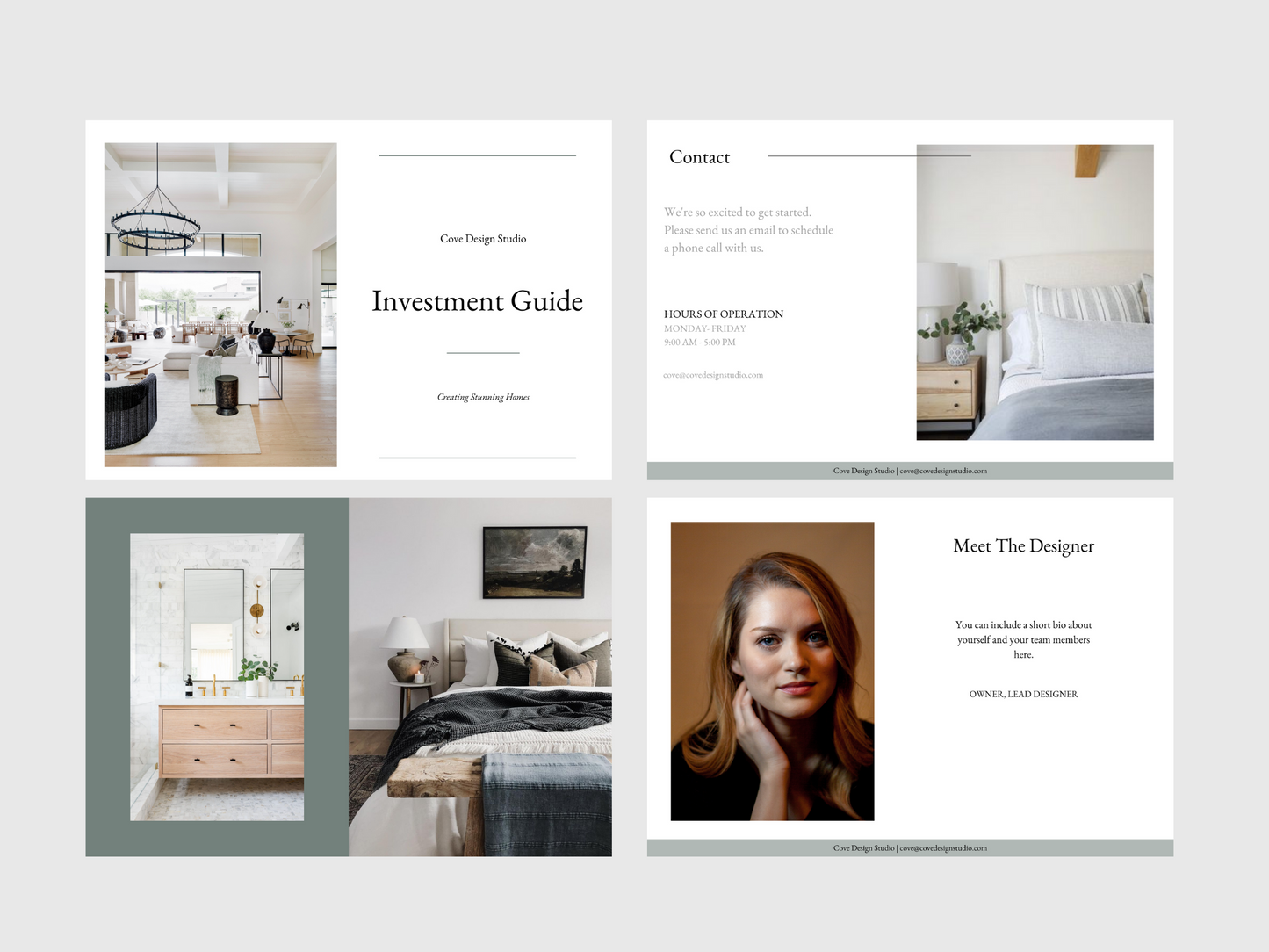 COVE INVESTMENT GUIDE FOR INTERIOR DESIGNERS