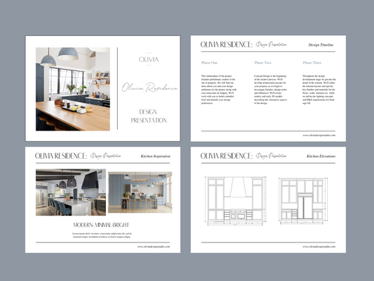 OLIVIA PRESENTATION TEMPLATE FOR INTERIOR DESIGNERS