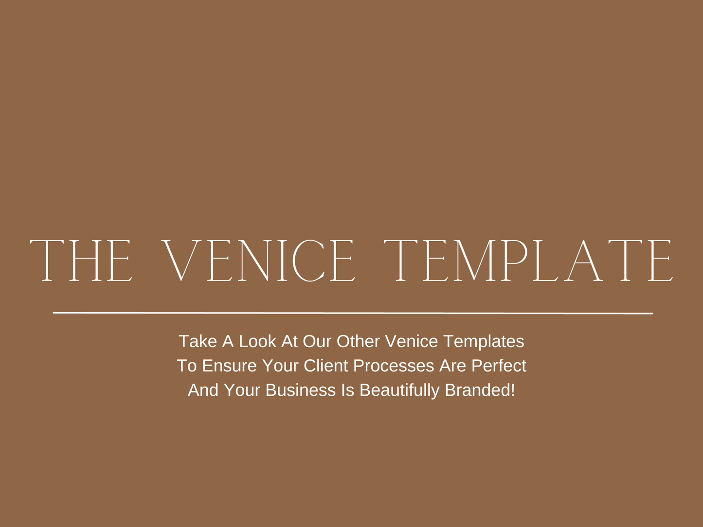 VENICE INVESTMENT GUIDE FOR INTERIOR DESIGNERS